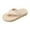 Z03_Beige, variant on HNMKIU Flip Flops Women Summer Fashion Solid Color Toe Post Flat Sole Comfortable Daily Wear Beach Relaxation Slippers for Women Outdoor Z03_Beige,6
