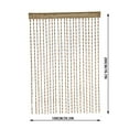 thumbnail image 2 of Beaded Curtain 39x79 Inch Boho Hanging Beads for Doorway, Porch, Bedroom and Living Room Divider, Decorative Bead Curtain for Door and Wall Decor, 2 of 6
