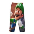 thumbnail image 3 of Lsque Mario Print Women's Pajama Pants, Lounge Pant - Comfortable Home Wear,Elastic Waistband, Stylish Design-XX-Large, 3 of 9
