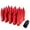 Red, variant on OSIAS 20PCS M12X1.5 Racing Wheel 60MM Lug Nuts With Socket Key For Honda Red