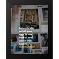 thumbnail image 2 of ArtsyQuotes 15x18 Black Modern Framed Museum Art Print Titled - Andrew Carnegie Quote: Eggs in One Basket, 2 of 5
