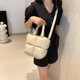 thumbnail image 5 of Bolso de mano acolchado bolso de mano acolchado suave bolso hobo para mujer viaje de trabajo, 5 of 9