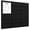 Black, variant on Office Cork Board, 36"x24" | 6 Pack | Felt Tiles for Wall, Tac Board, Large Felt Board, Wall Protector for Dart Board, (Gray Marble Slats)