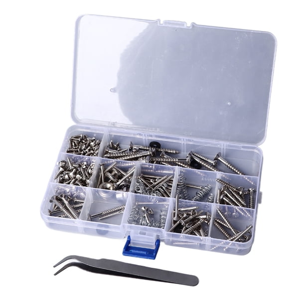 Kit de Tornillos de Reparación de Guitarra de Metal Solución Completa de Reparación de Guitarra Rendimiento Duradero Fácil de Transportar Aplicaciones Versátiles ANGGREK Otros