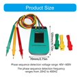 thumbnail image 5 of ROCKROK 3 Phase Rotation Indicator Tester Sequences Tester for Safe Electrical, 5 of 13