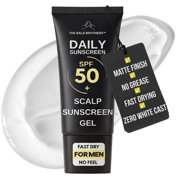 Protector solar para cuero cabelludo The Bald Brothers SPF 50+ sin fragancia