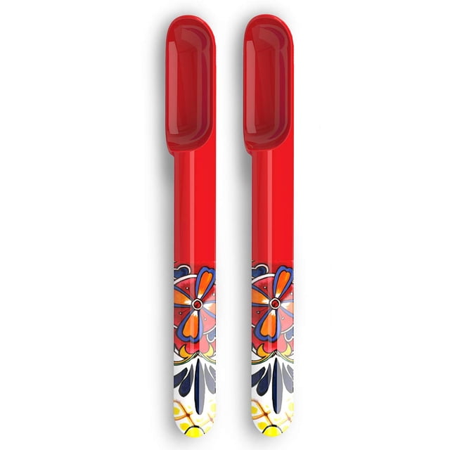 Prepara Taco Cuchara Juego De 2 Rojo