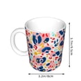 thumbnail image 2 of Yiaed Abstract Leopard Print Print Ceramics Coffee,Large Handle Design,Extra Large Tea and Coffee Cup for Office and Home Mugs, 2 of 6