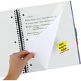 thumbnail image 4 of facai-Advance Spiral Notebook + Study App, 3 Subject, College Ruled Paper, 8-1/2" x 11", 150 Sheets, Spiral Guard, Movable Tabbed Dividers, Amethyst Purple (820060G), 4 of 4