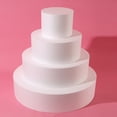 thumbnail image 1 of HEVIRGO Foam Layer Cake Dummy DIY Fondant Party Modelling Craft Mould Kitchen Accessory,10inch#, 1 of 9