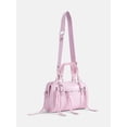 thumbnail image 2 of Madden NYC Women's Soft Zipper Satchel Handbag, Pink, 2 of 4