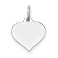 thumbnail image 1 of Beautiful 14K White Gold Heart Disc Charm, 1 of 2