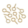 thumbnail image 1 of 200pcs Eye Hooks Screw 5x10mm Premium Metal Hand Polished Sturdy Durable Pure Lustre Eye Hooksgold, 1 of 1
