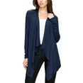 thumbnail image 3 of Made by Johnny Women's Off-Duty Open Front Cardigan XXL NAVY, 3 of 6