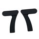 thumbnail image 3 of Par de mancuernas de silicona suave con 7 formas, equipo de fitness portátil para gimnasio en casa y oficina Negro, 3 of 8