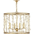 thumbnail image 2 of Currey And Company 9000-1239 Adagio 4 Light 24" Wide Crystal Drum Chandelier -, 2 of 6