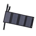 thumbnail image 3 of 20W Solar Panel Charger Black Monocrystalline Silicon High Conversion Rate Portable Solar Folding Bag Charger, 3 of 14
