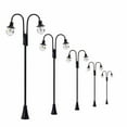 thumbnail image 1 of 5 Pcs Garden Lamps lanterns Light lamps Gauge 00 / H0 Model Building Decor, 1 of 9