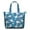 Blue Stars And, variant on Blue Soccer Elements Pattern Travel Tote Bags for Women Carry On,Large Weekender Bags for Women Travel,Multi Functional Duffle Bag for Work,Shopping,Sports
