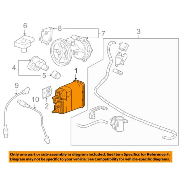 GM OEM-Vapor Canister Fuel Gas Emission 84106544