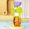 thumbnail image 6 of Loespoir Interactive Bathroom Play Set, Frog Themed Water Activity Toy, Bathtub Fun and Sensory Development Game, with Multiple Characters and Water Features, Green, 6 of 6
