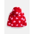thumbnail image 2 of Minnie Mouse Toddler Girls Fleece Full Zip Hooded Jacket, Sizes 12M-5T, 2 of 3