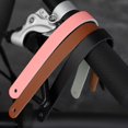 thumbnail image 3 of 2 Pcs Leather Pull Strap for Bike Bicycles Carriers Block Pull Belt Handle, 3 of 15
