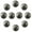 Pearl Black, variant on HDJNal Set of 10 ,Ball Shape Cabinet Dresser Drawer Knobs Handmade Zinc alloy Wardrobe Pulls Kitchen Cupboard Handles Wardrobe Hardware Interior Decor,Pearl Black