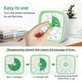 thumbnail image 3 of 60-Minute Visual Timers with Protective Case, Countdown Timer for Classroom Home Kitchen Office, Silent Time Management Timers with Dinosaur Pattern for Kids and Adults, Green, 3 of 7