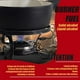thumbnail image 5 of Juego de fondue de hierro fundido Artestia: fondue tradicional suiza de 2 l para queso y chocolate, para 4-6 personas. Ideal para derretir queso, chocolate, caramelo y más (negra)., 5 of 5