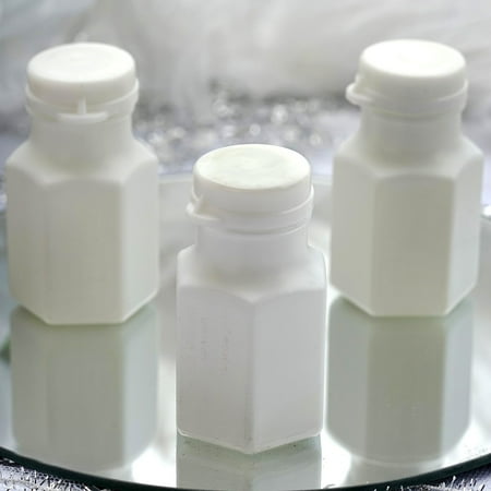 Efavormart 24ct Wholesale White Undecorated Bottle Bubbles Wedding Bridal Favor