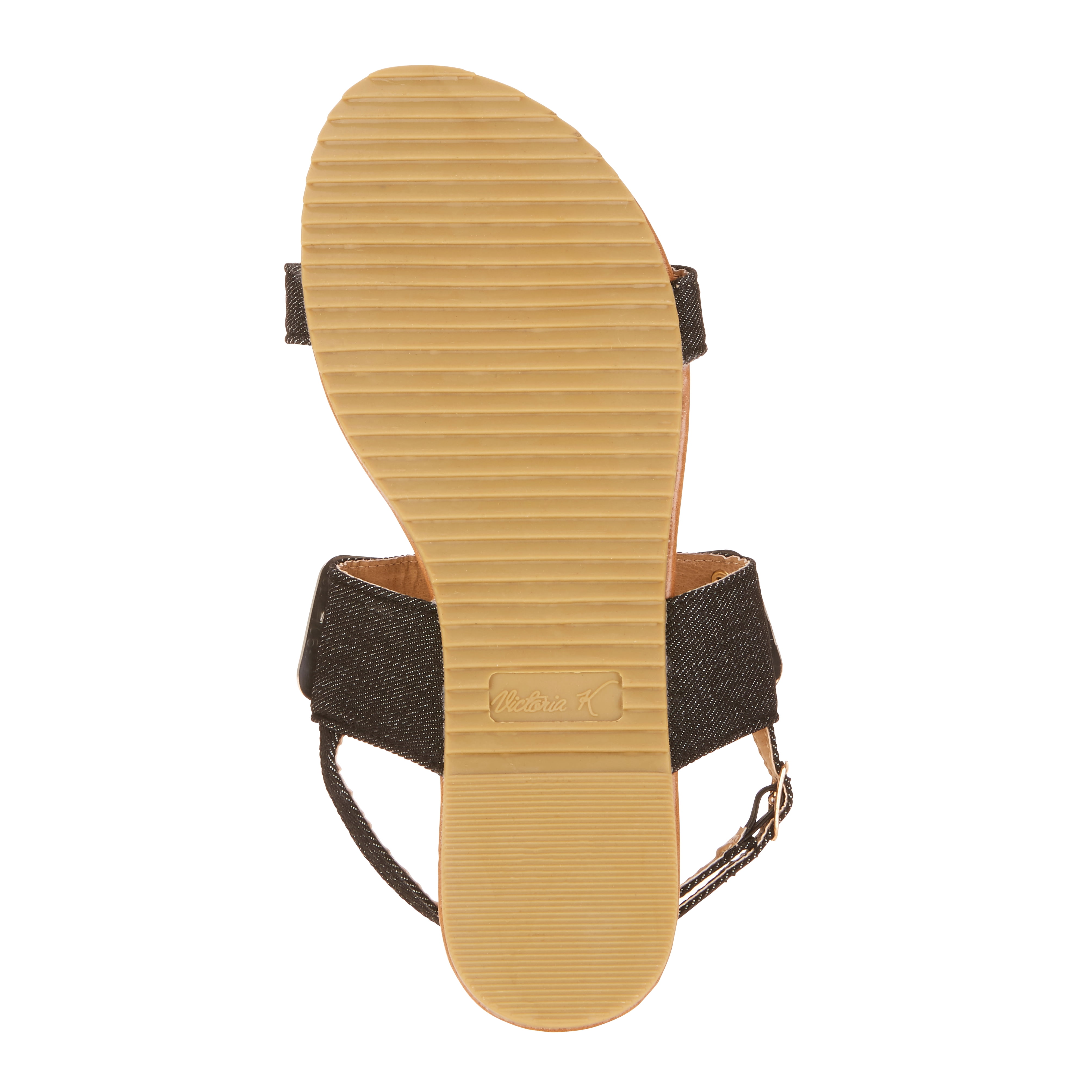 Victoria K Women's Gold Cuff Fashion Sandals