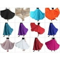 thumbnail image 6 of Elegant Double Layers Ballet Lyricals Dance Skirt for Women Big Swing Performances Long Skirt with Elastic Waist Lining, 6 of 9