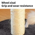 thumbnail image 4 of New Release JGF844 Sisal Cats Scratching Post Cats Climbing Frame Cats Tree Small Cats Toy Cats Jumping Terrace Corpuscle Board, 4 of 6