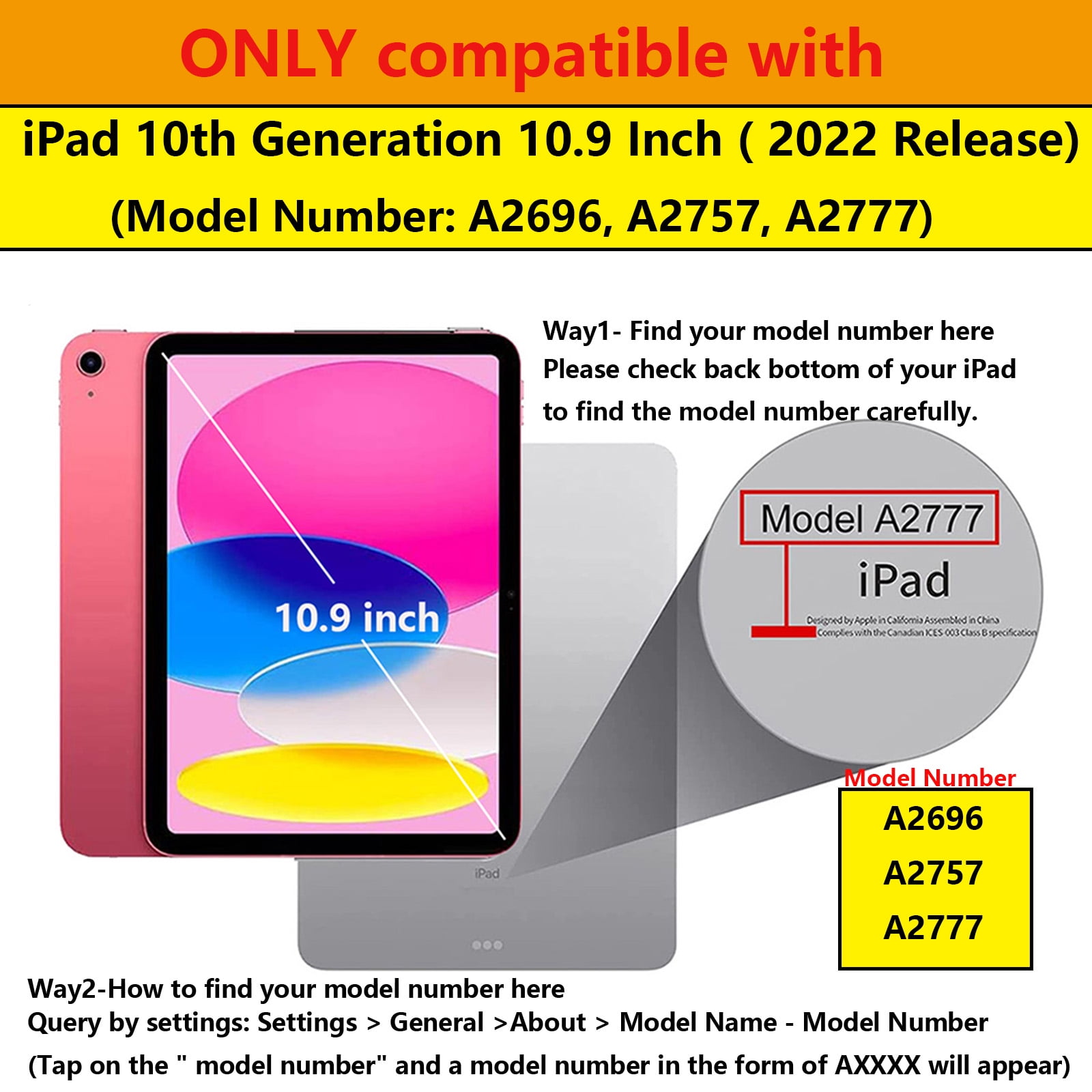Allytech for Apple iPad 10th Generation 10.9" Case 2022 with Stand Pencil Holder Card Pockets [Auto Wake/Sleep] Slim PU Leather Magnetic Smart Folio Wallet Soft TPU Shockproof Cover, Blue Sea Beach