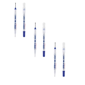 Cqxid Pencil Curler Under $5 Pen Upgrade Long Head Deep Hole Marker Markers Carpenter Ink Marker Pens Colorful Carpenter Pen Construction Markers Tool For Bathroom Woodworking .5ml*3