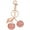 Rose Gold, variant on Cherry Keychain & Bag Charm Topboutique Key Chain Accessories Glitter Cherry Purse Charms Metal Keychain Accessory for Women Purses Bags Handbags Wallets Backpacks,Gold