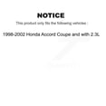thumbnail image 2 of CMX Front Rear Disc Brake Rotors Ceramic Pads and Drum Kit for Car 1998-2002 Honda Accord Coupe with 2.3L K8C-102449, 2 of 11