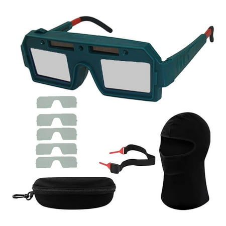 Lightweight Auto Dimming Welding Goggles For TIG Cutting With Replaceable Welding Glasses