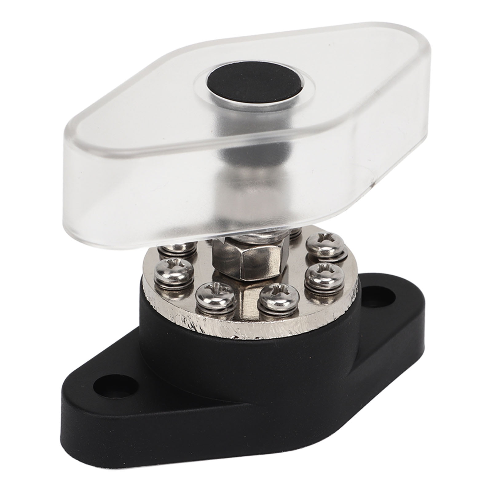 3/8in Battery Junction Block, M10 Power Distribution Terminal High Conductivity Heavy Duty