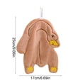 thumbnail image 3 of SSZMDLB Kitchen Hand Towel with Goose Pattern, Coral Fleece Hanging Towel, Soft Absorbent Hand Towel for Kitchen, Decorative Dish Drying Towel, Quick Dry Hand Towel, 3 of 6