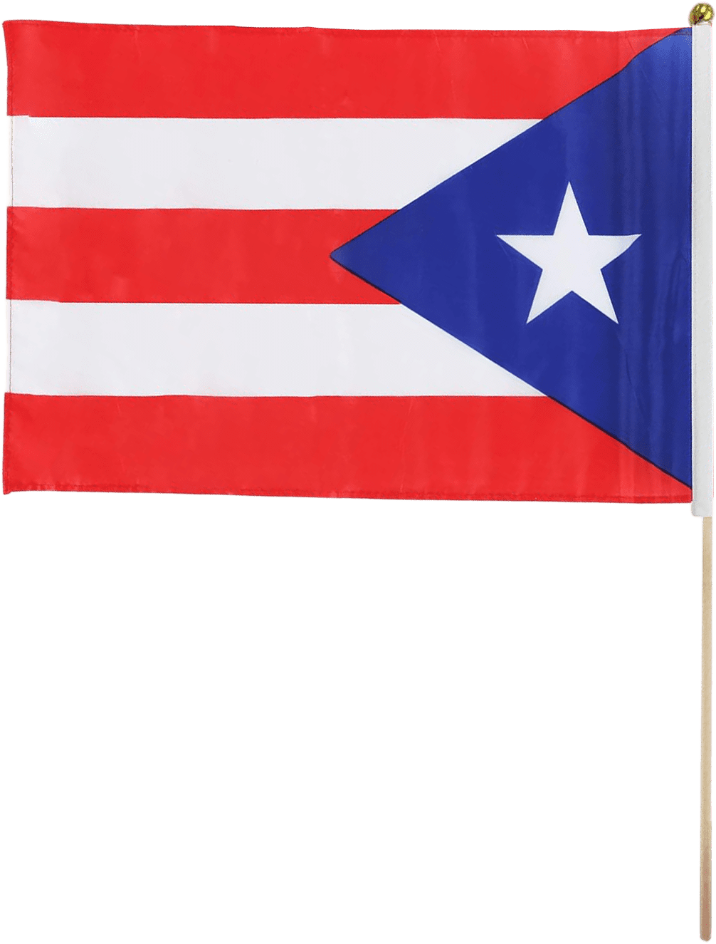 MRJ Souvenir 12" x 18" Printed Polyester Puerto Rico Flag