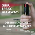 thumbnail image 4 of SABRE Compact Pepper Gel with Clip, Maximum Strength, Black, 1 Ct, New, Pocket Pepper Sprays, 4 of 8