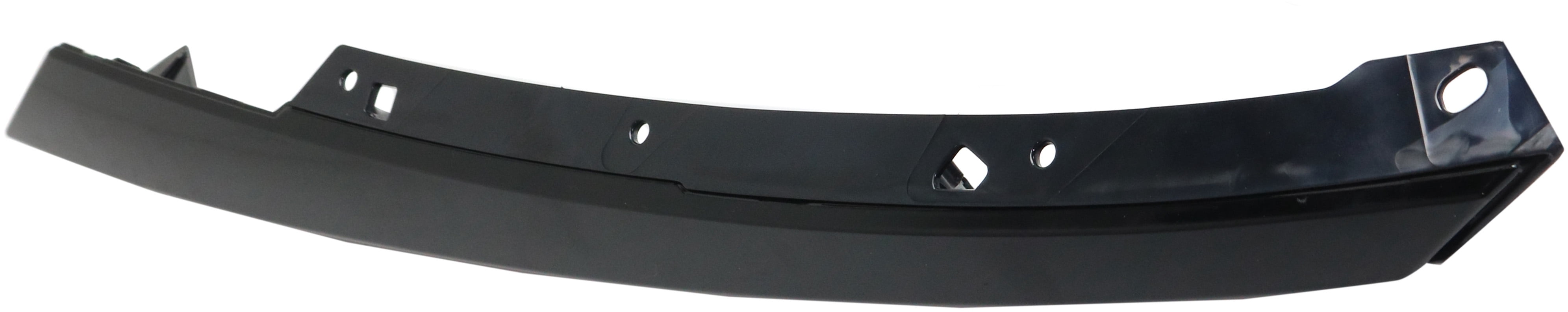 Grille Trim Compatible with 2017-2021 Honda Civic Left Driver Painted Black