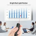 thumbnail image 4 of Nishore Presenter,Presentation Clicker Pointer Presentation Usb Receiver Presenter Remote Pen With Usb And Ppt Flip Red Pointer Presenter Pointer Flip Clicker Pointer - Ppt, 4 of 6