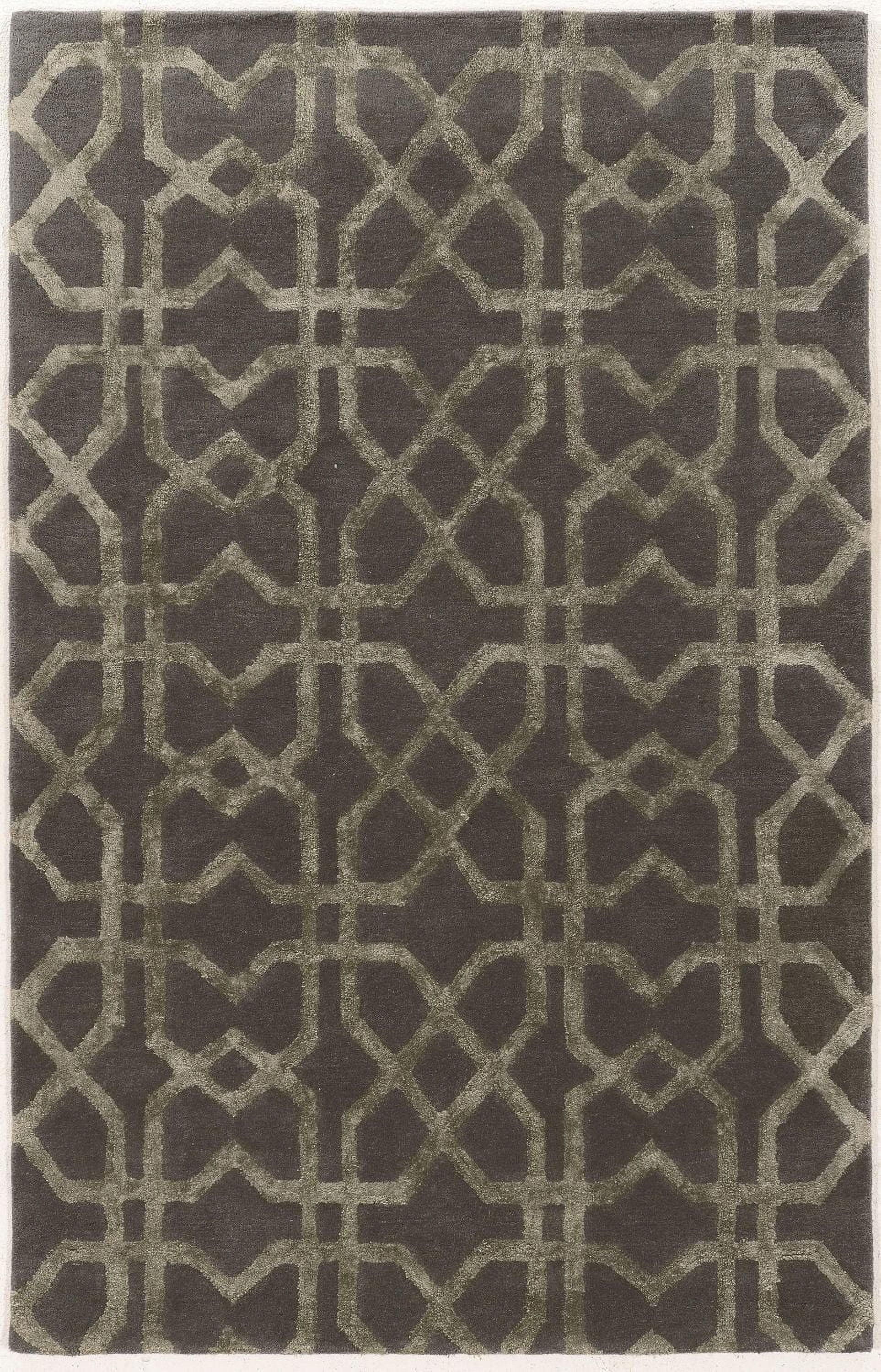 Aspire Wool X's Slate 8' x 11' Area Rug