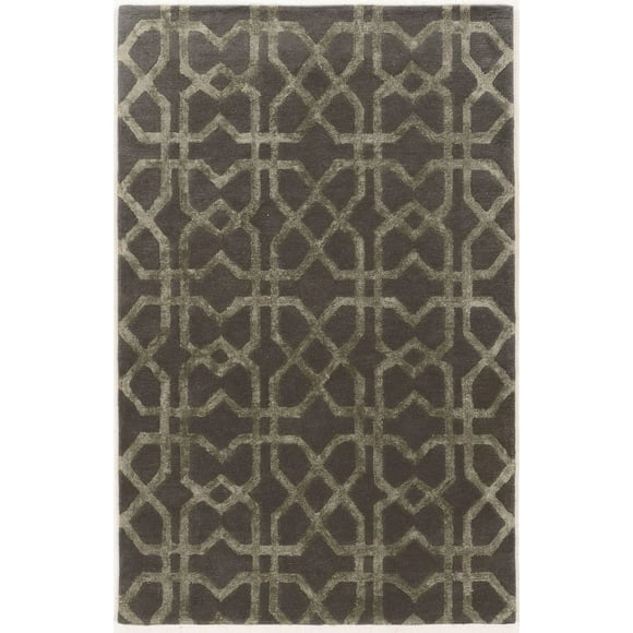Aspire Wool X's Slate 2' x 3' Accent Rug