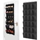 thumbnail image 1 of Zapatero colgante con 24 bolsillos, bolsillo de almacenamiento colgante, sobre la puerta, gabinete de pared, grandes bolsillos de malla negra para dormitorio, sala de estar, baño, 1 of 5
