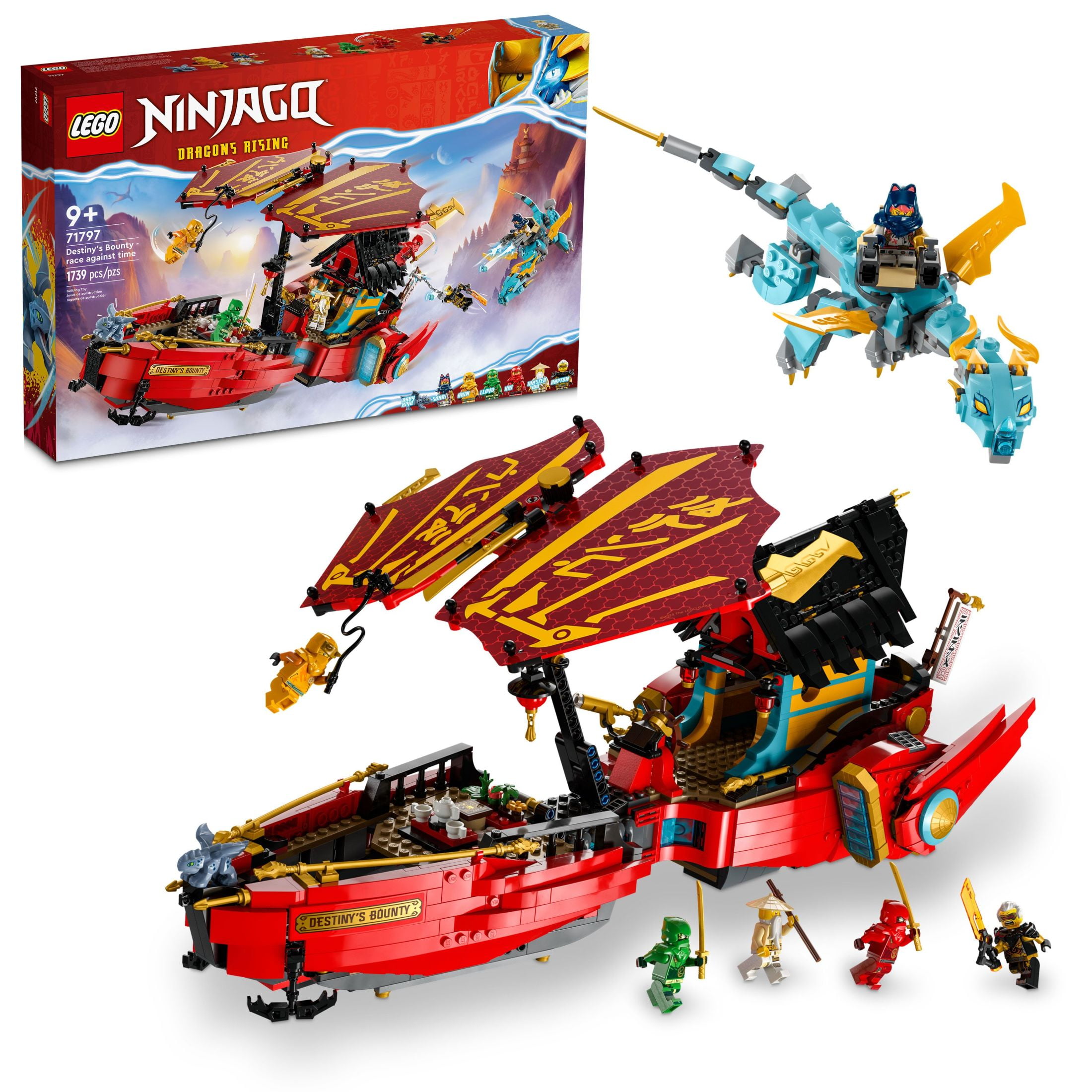 LEGO NINJAGO Dragon Stone Shrine, Build and Display Ninja Toy with 6 Ninja  Action Figures, Advanced Building Ninja Kit, Birthday Gift Idea for Boys  and Girls Ages 13 Years Old and Up,