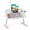 Silver, variant on Foldable Laptop Desk,Portable Lap Desk with Cup Holder and Phone Stand, Split Design Bed Table Tray for Working,Reading,Eating on Bed Sofa Floor,Black